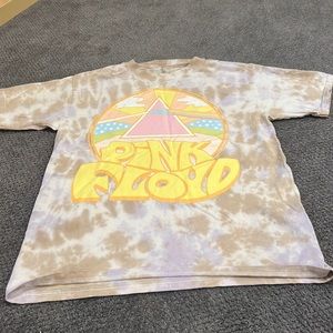 Pink Floyd Oversized Tie Dye Graphic Tee